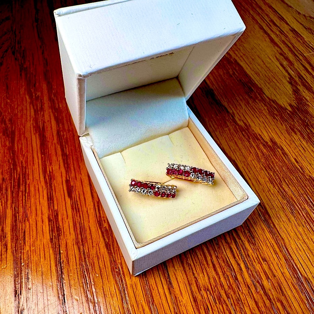 Ruby Earrings - image 3